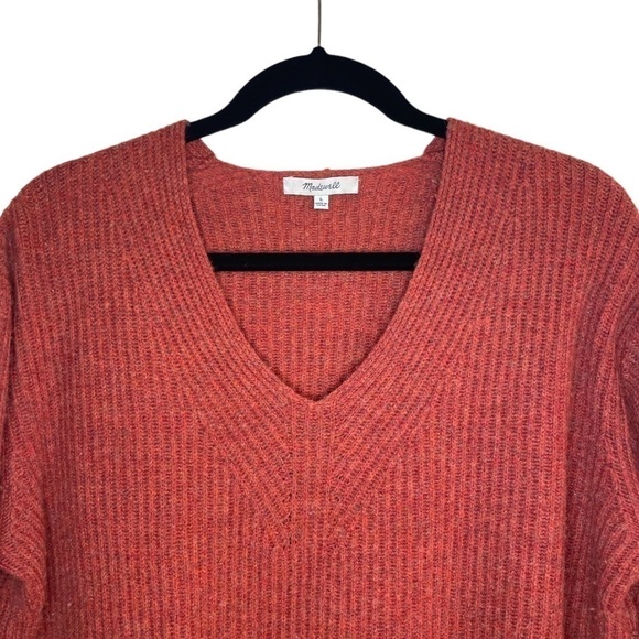 Madewell Sweater Rust Large - Picture 3 of 8